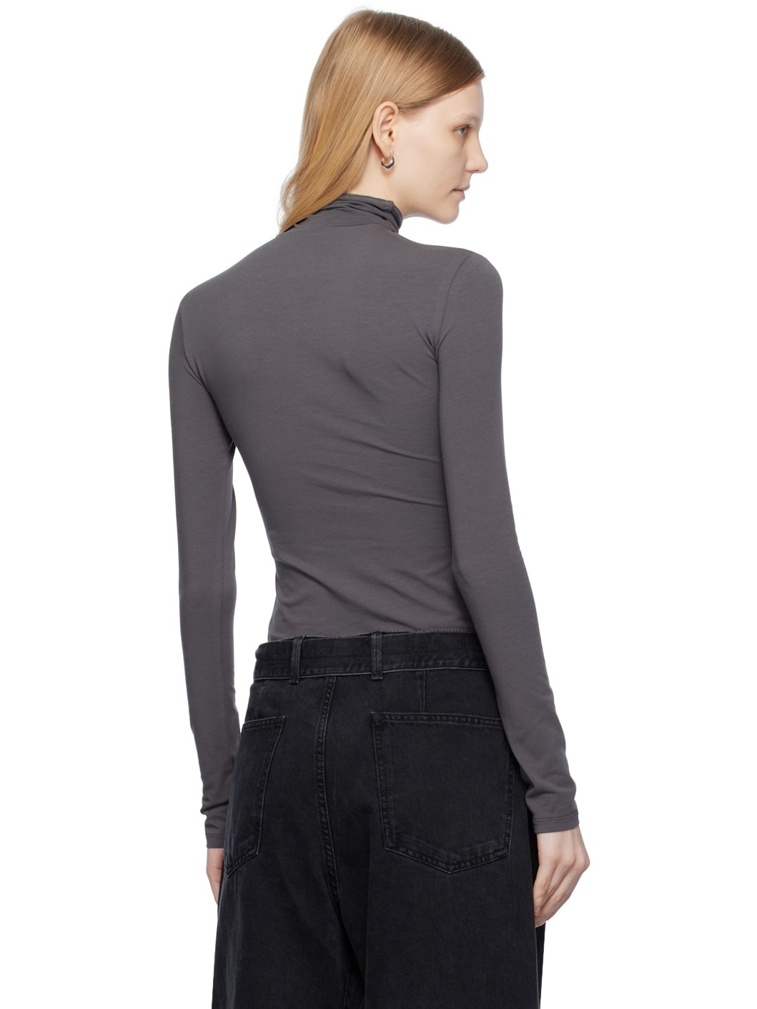 SSENSE Exclusive Gray Turtleneck - 3