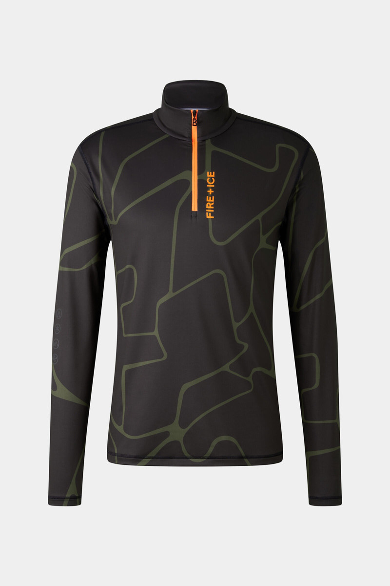 Pascal First layer in Black/Olive green 1