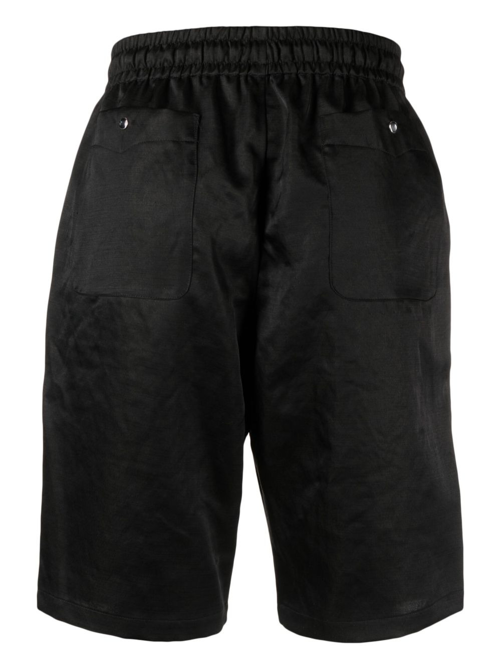 drawstring-waist track shorts - 2