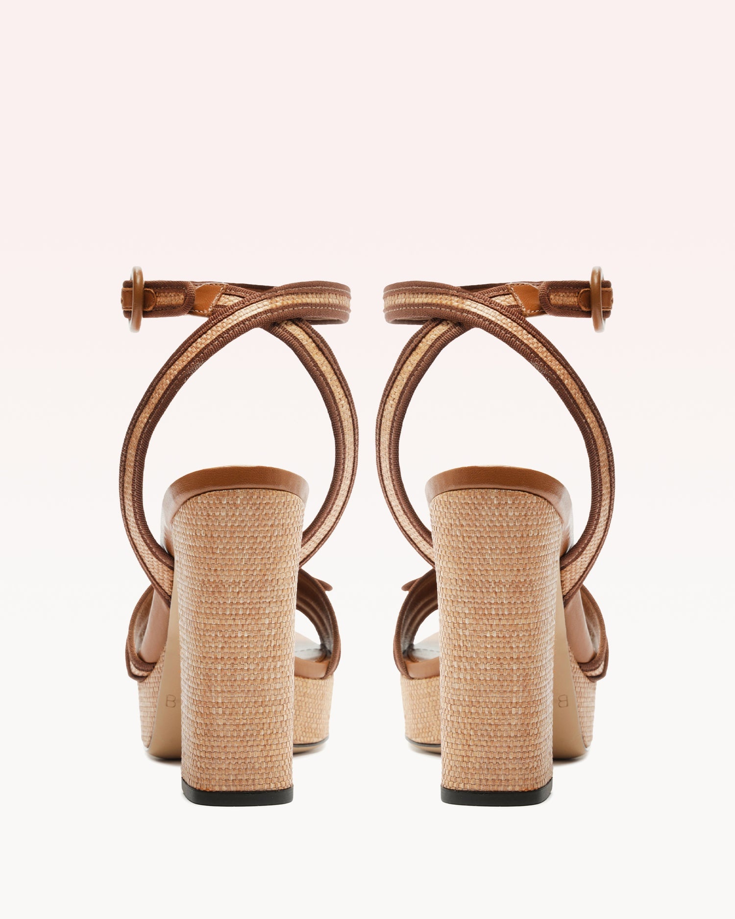 GROSGRAIN RAFFIA PLATFORM - 5