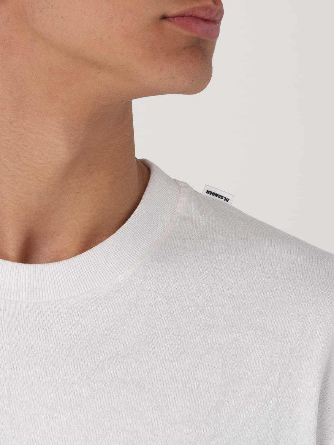 Jil Sander basic long-sleeve cotton sweater - 5