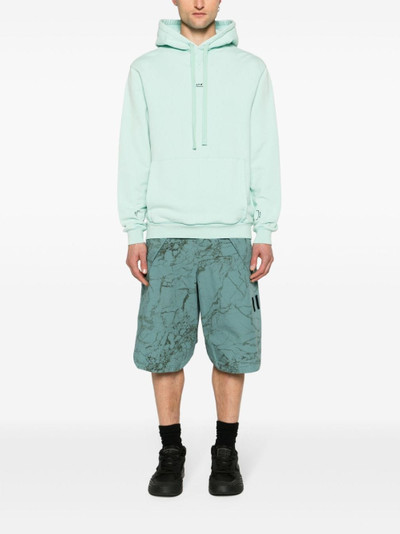 A-COLD-WALL* Overlay abstract-print cargo shorts outlook