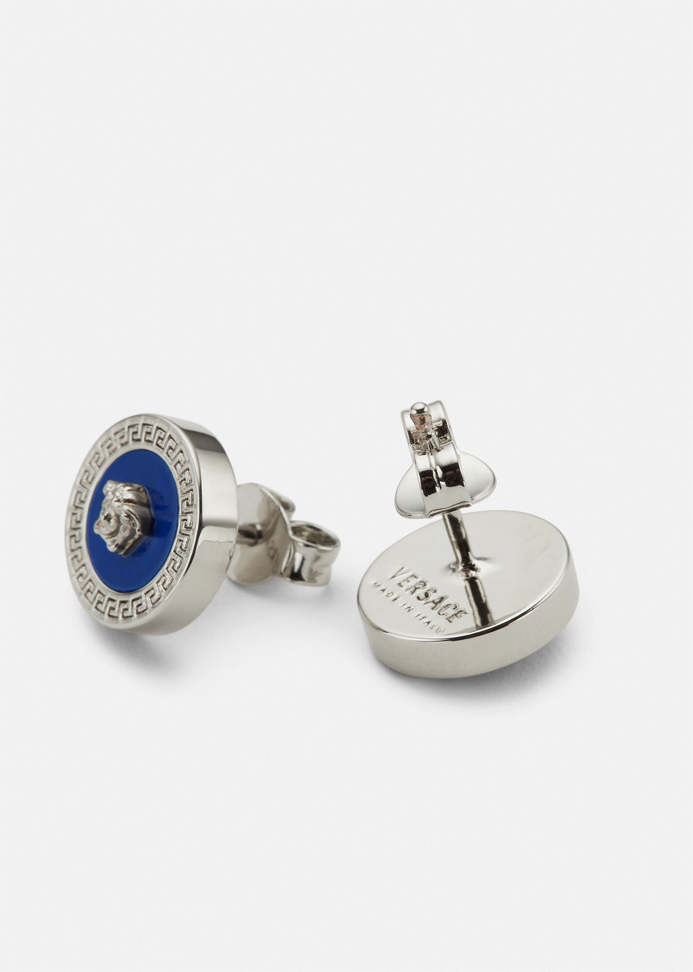 Enamel Medusa Stud Earrings - 2