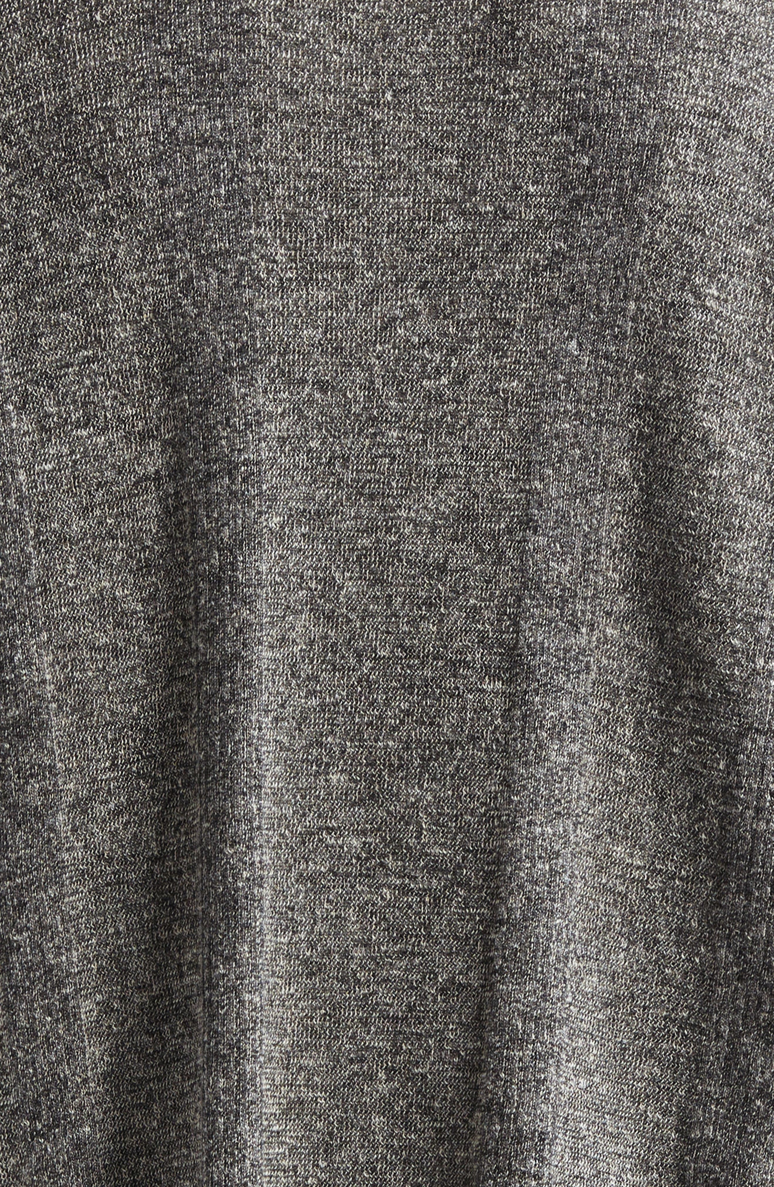 Maison Margiela Linen & Cotton Blend V-Neck Sweater in Black at Nordstrom - 6