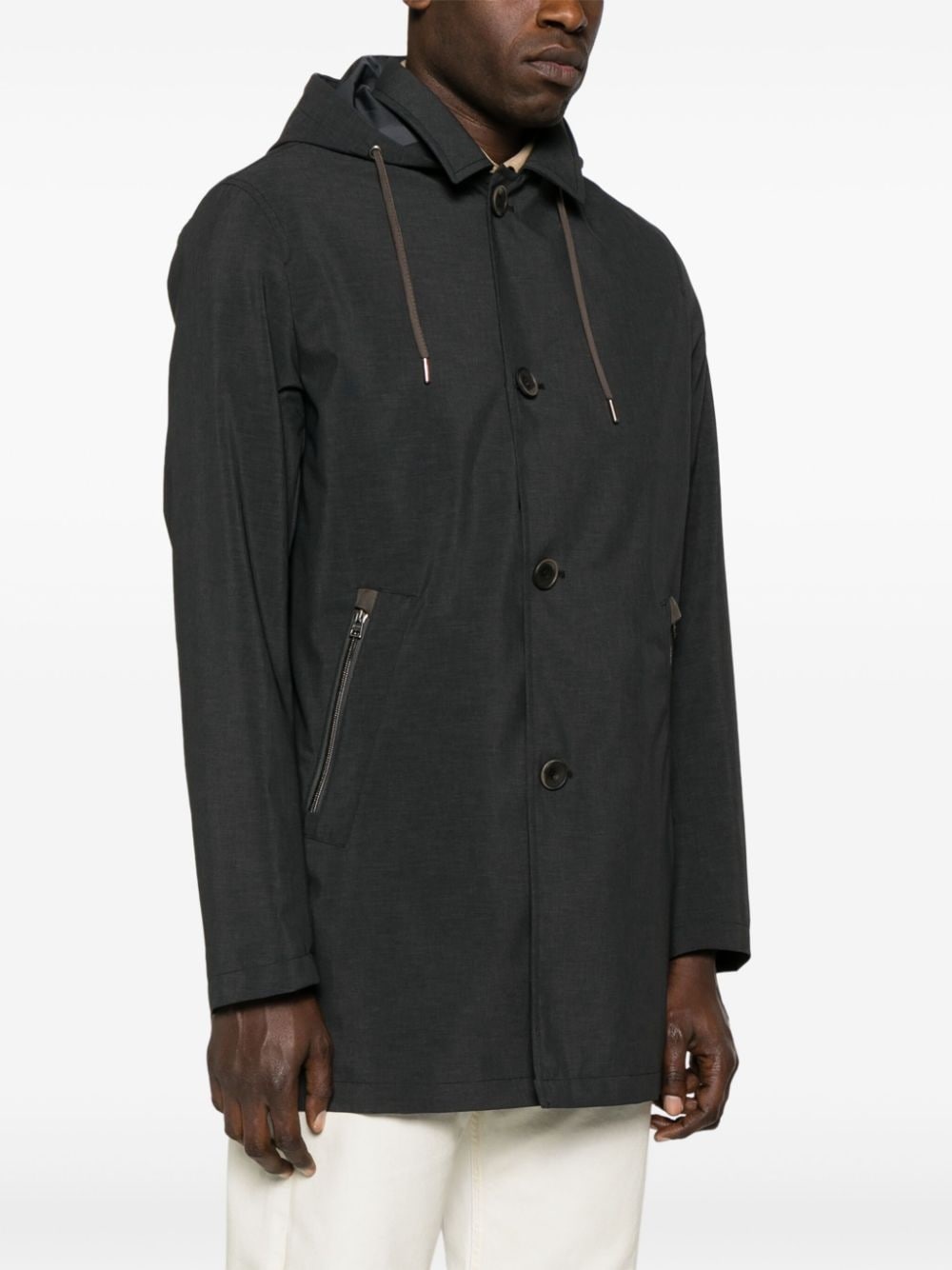 mid-lenght hooded parka - 3