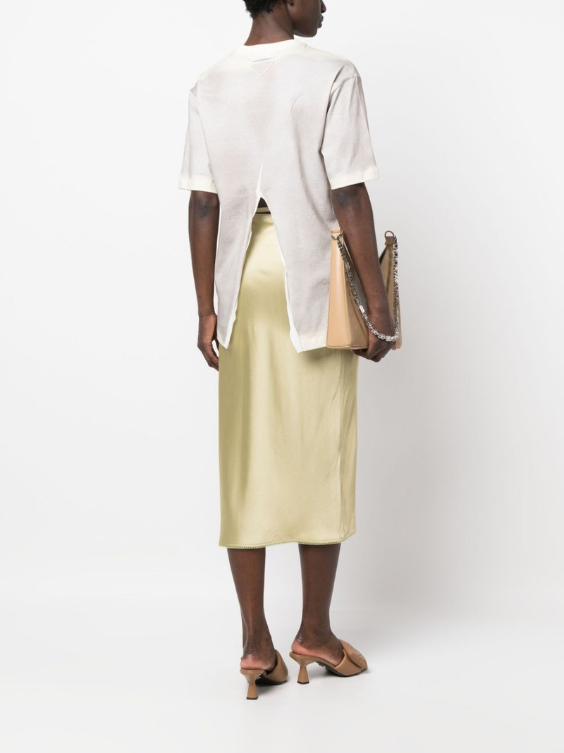 Prada round-neck short-sleeve top outlook