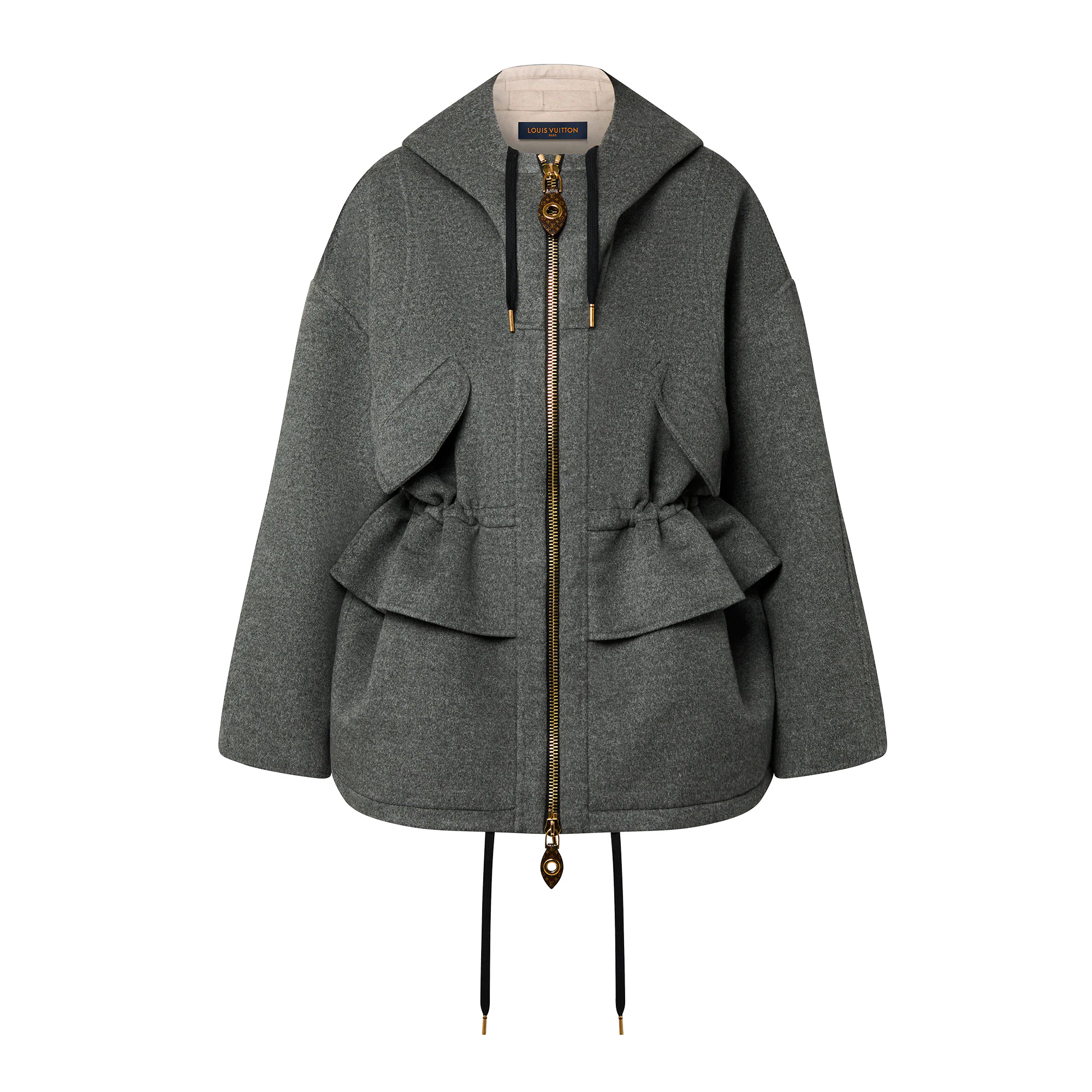 Double Face Peplum Jacket - 1
