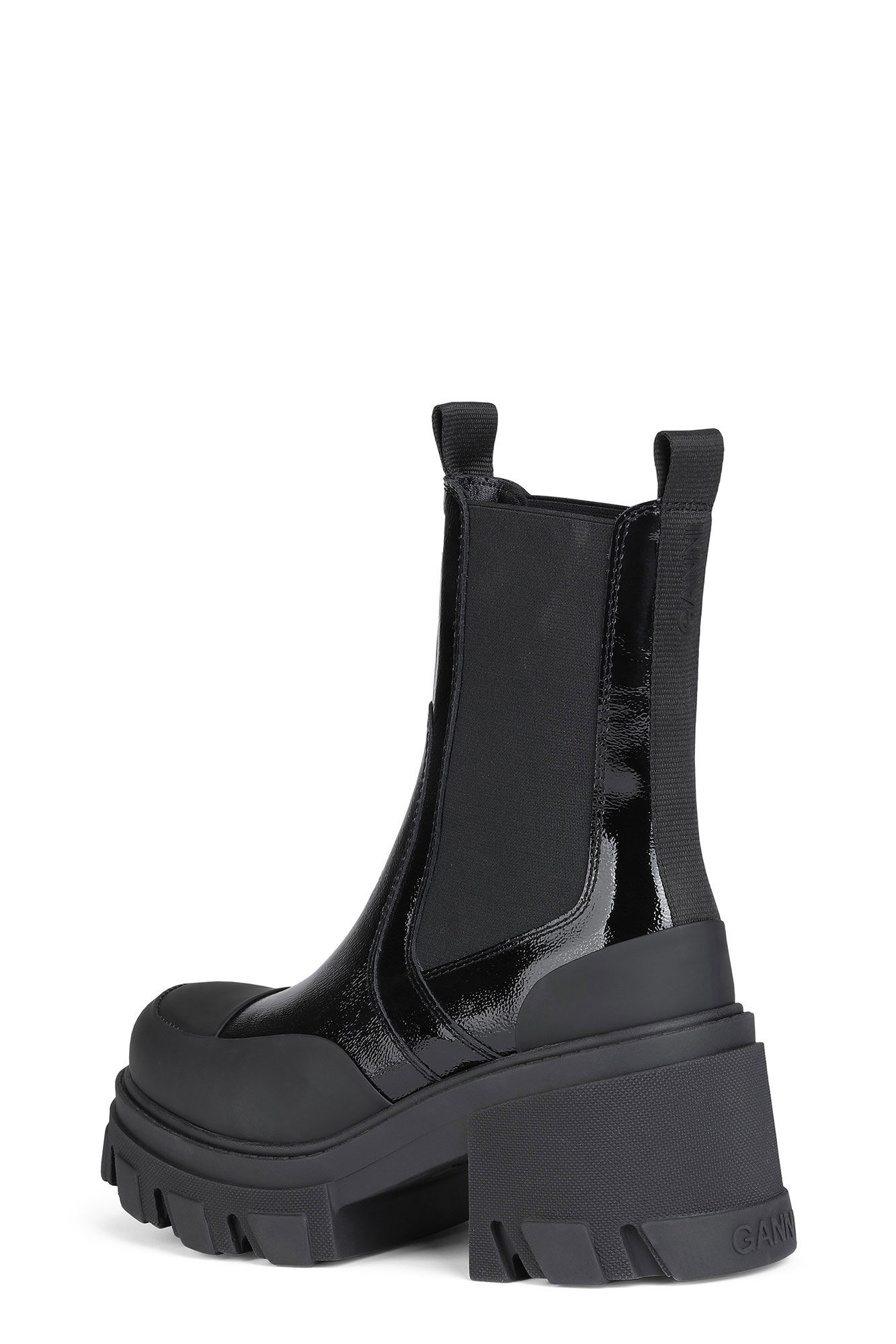 CLEATED HEELED MID CHELSEA BOOTS - 2