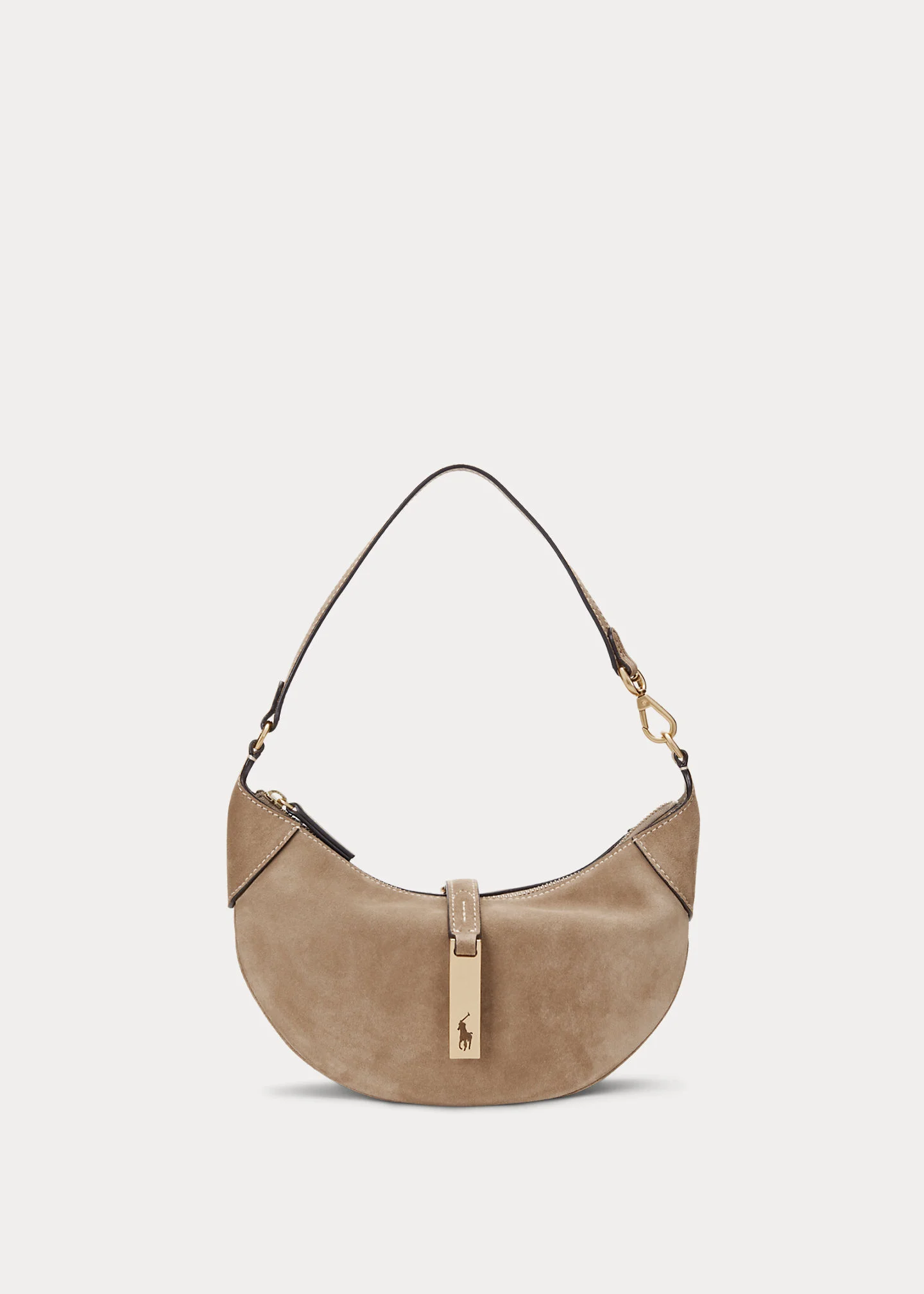 Polo ID Suede Mini Shoulder Bag - 1