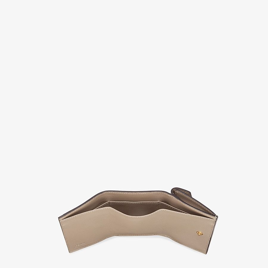 Beige leather wallet - 5