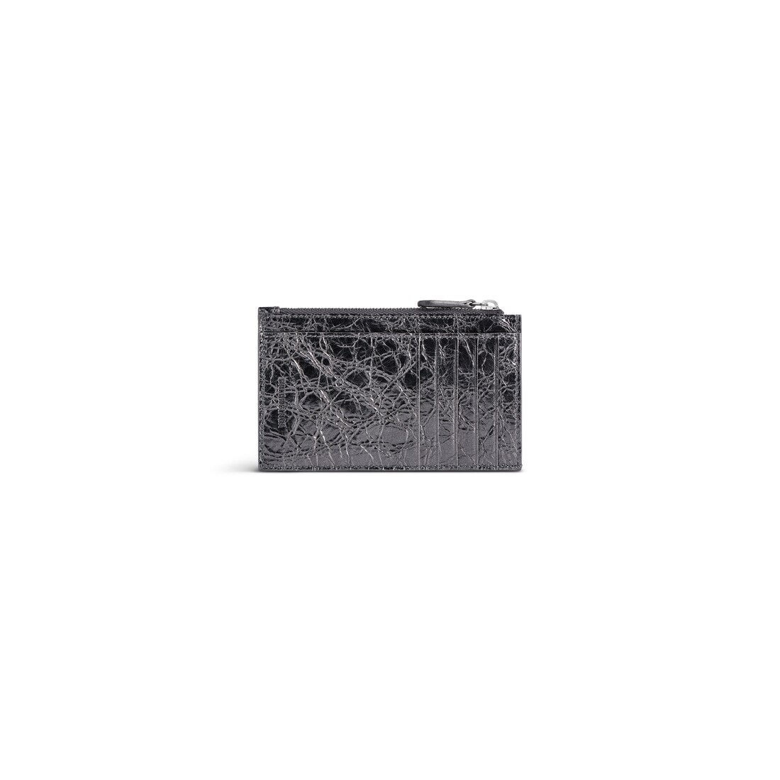Women's Le City Long Coin And Card Holder Metallized  in Steel Grey - 2