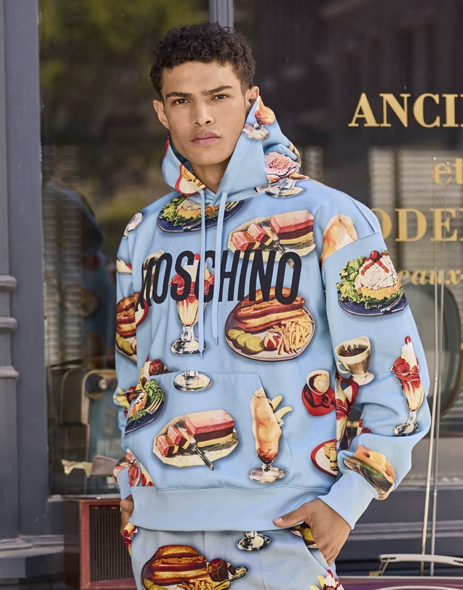 FOOD PRINT HOODIE - 5
