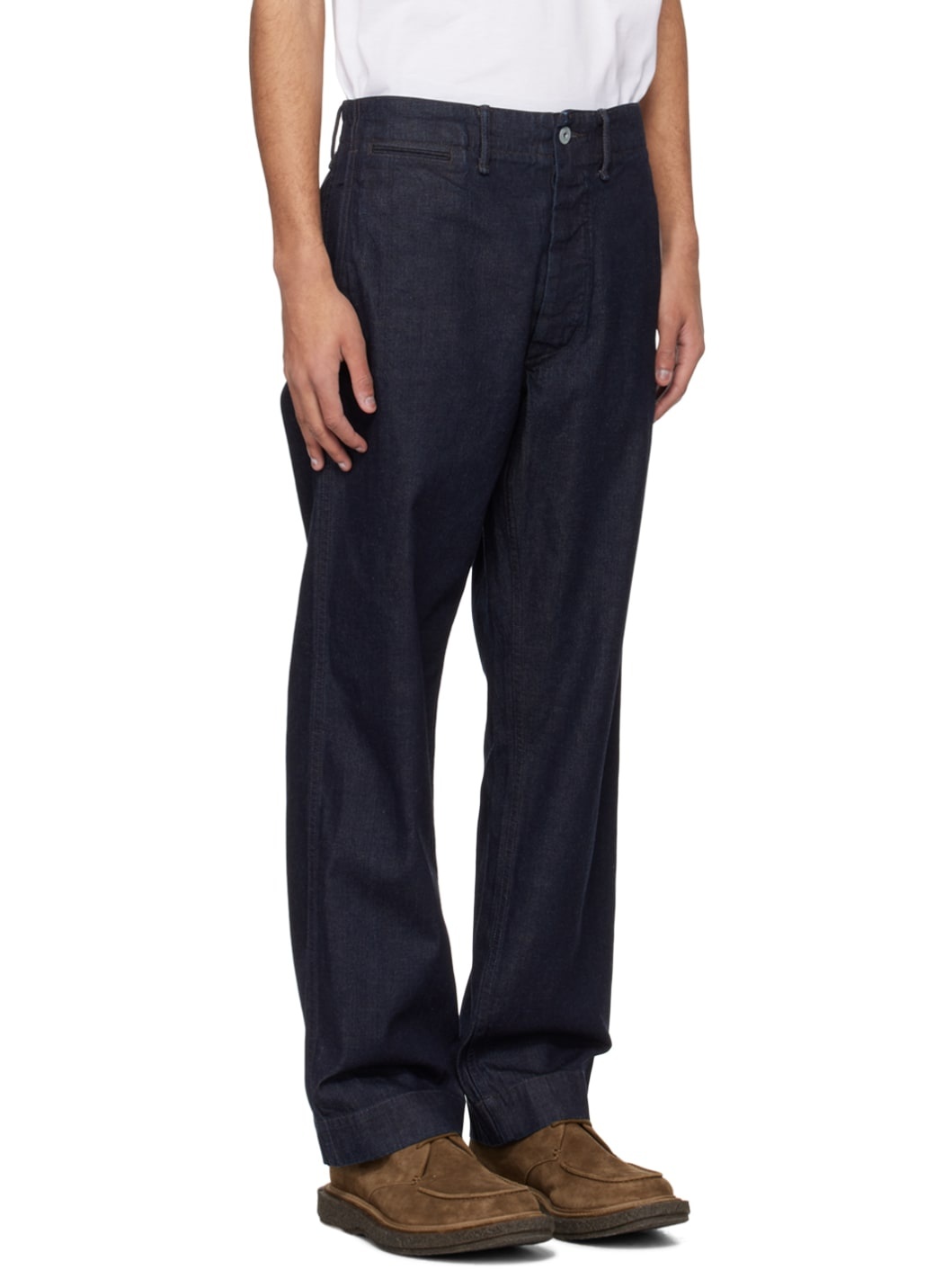 Indigo Field Denim Trousers - 4