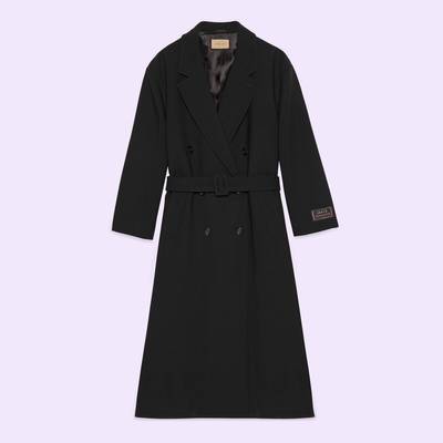 GUCCI Wool belted coat outlook