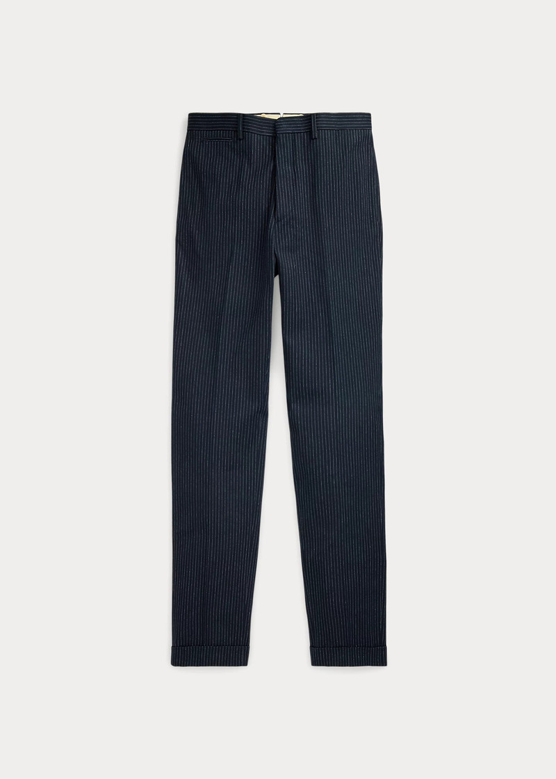 Slim Striped Herringbone Suit Trouser 1