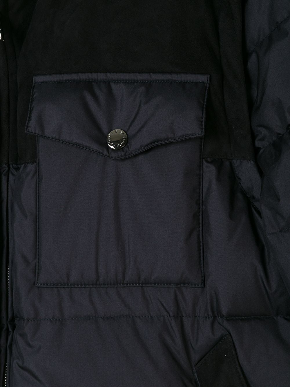 padded zip-front jacket - 5