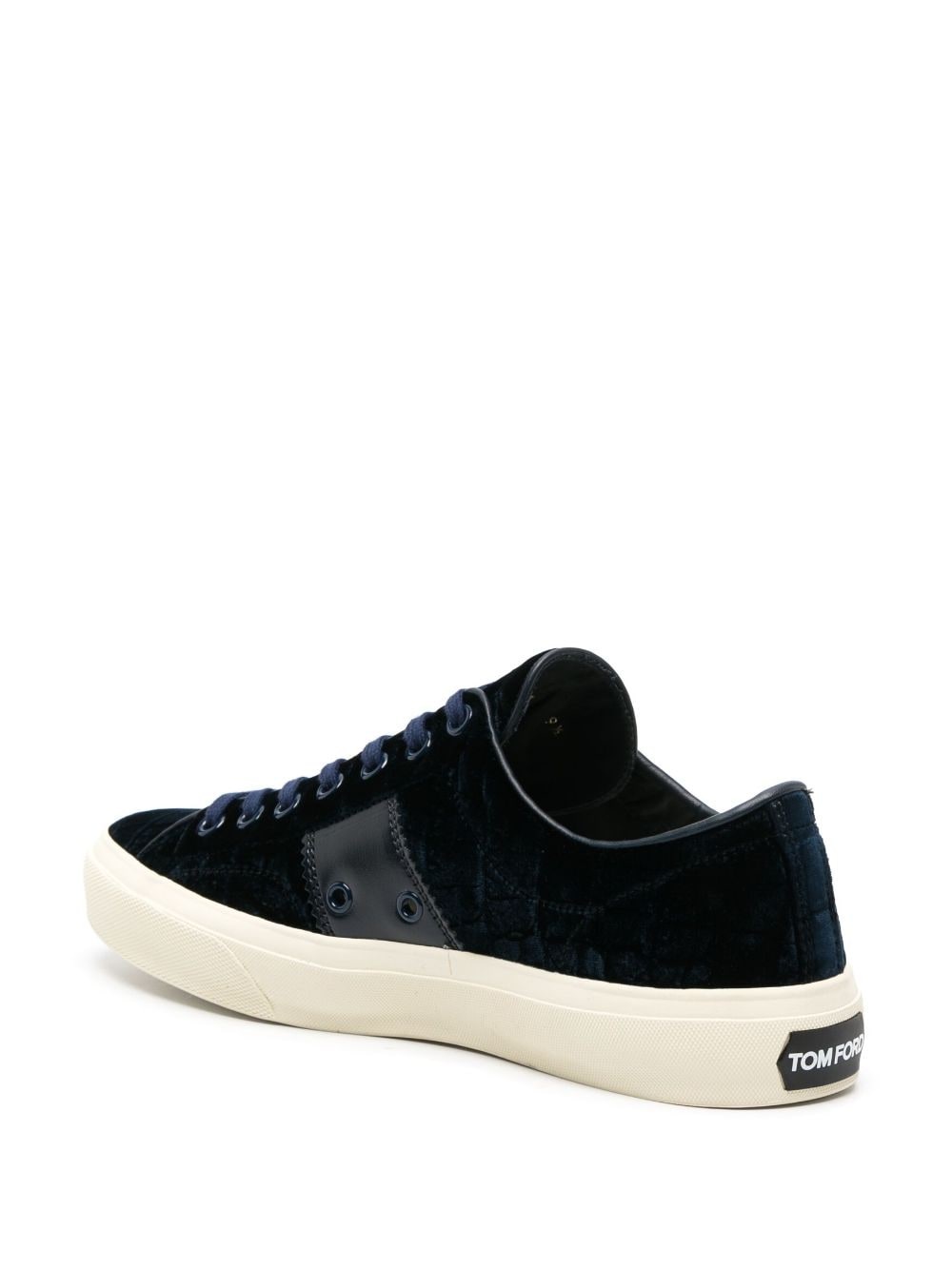 Cambridge crocodile-effect leather sneakers - 3