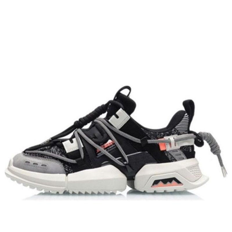(WMNS) Li-Ning Titan x 2019 New York Fashion Week 'Black White' AGLP088-3 - 1
