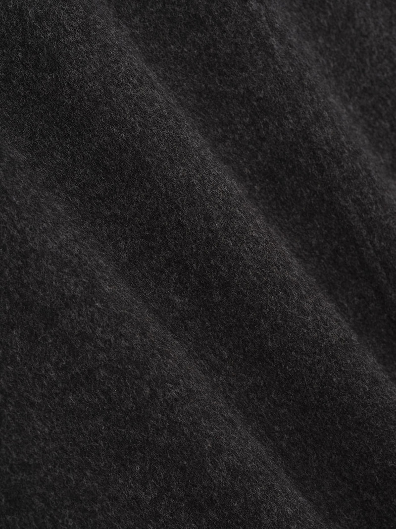 Wool Cashmere Relaxed Lapelless Blazer 5