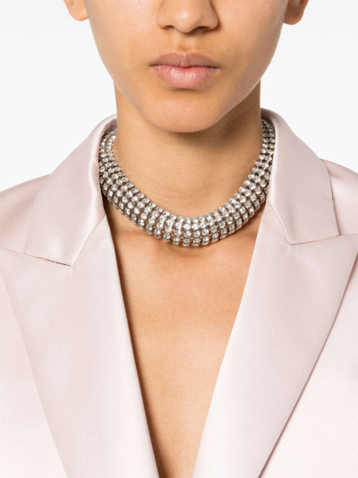 ALEXANDRE VAUTHIER crystal-embellished choker necklace outlook