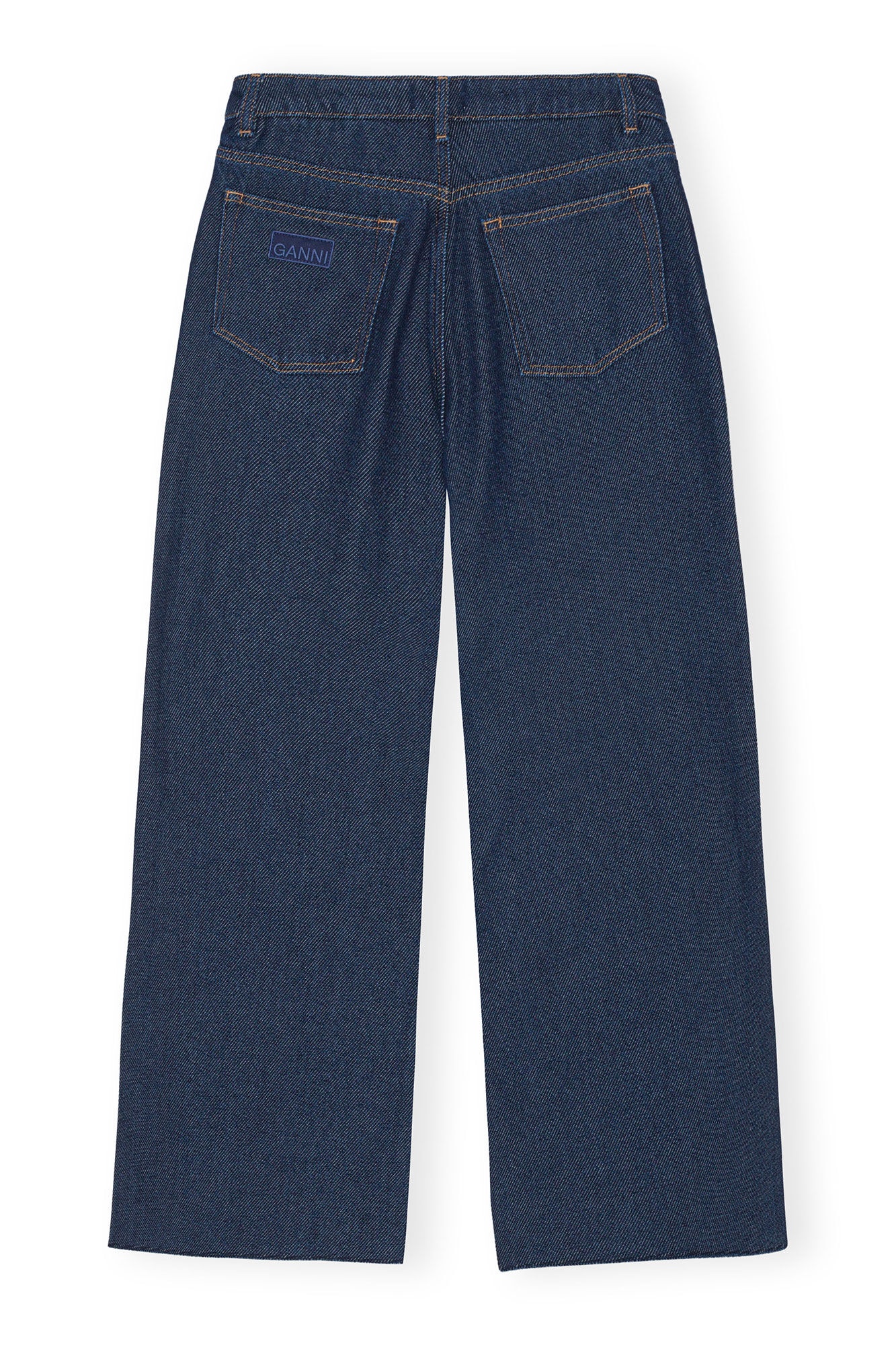 HEAVY DENIM WIDE DRAWSTRING JEANS - 3