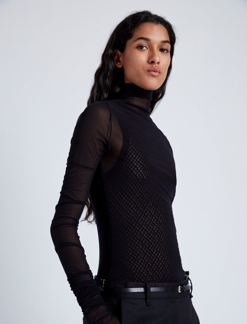 Rio Top in Printed Tulle Jersey 6