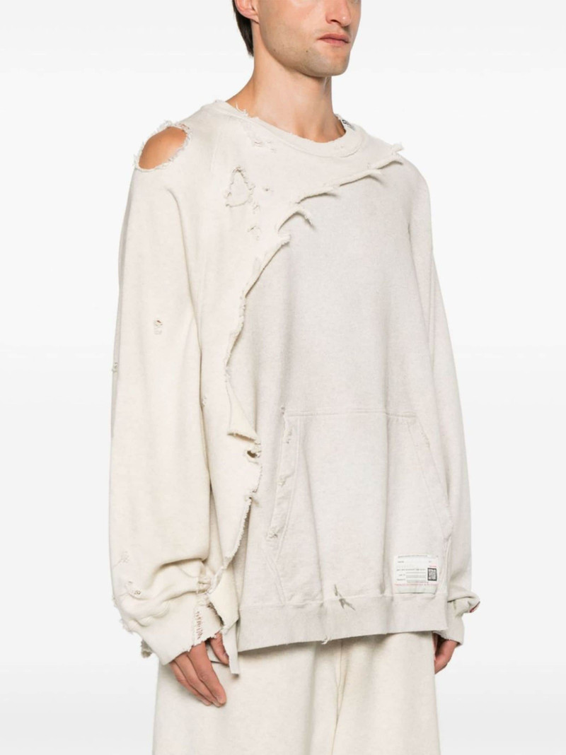 distressed-effect sweatshirt 3