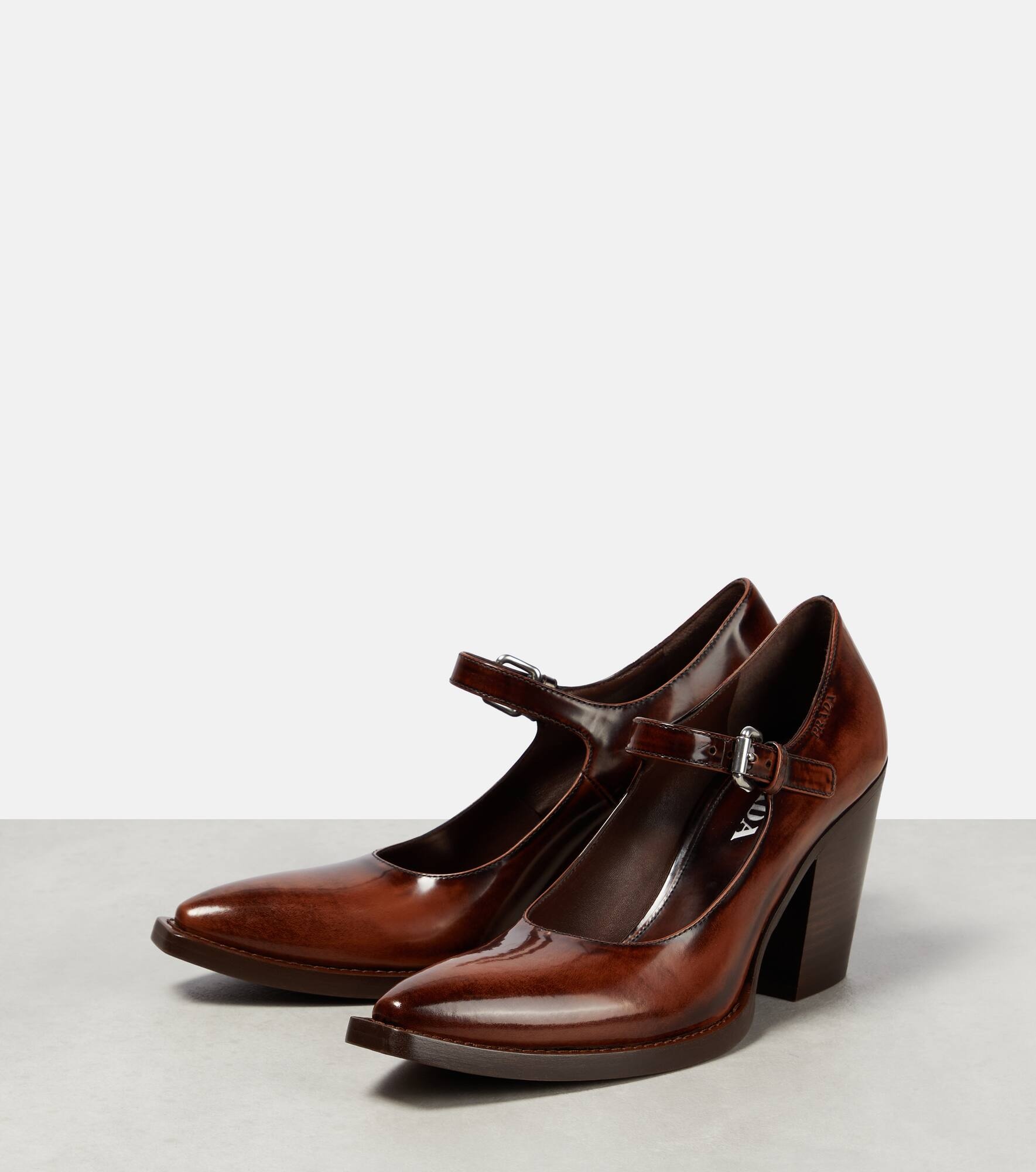 Leather Mary Jane pumps - 5