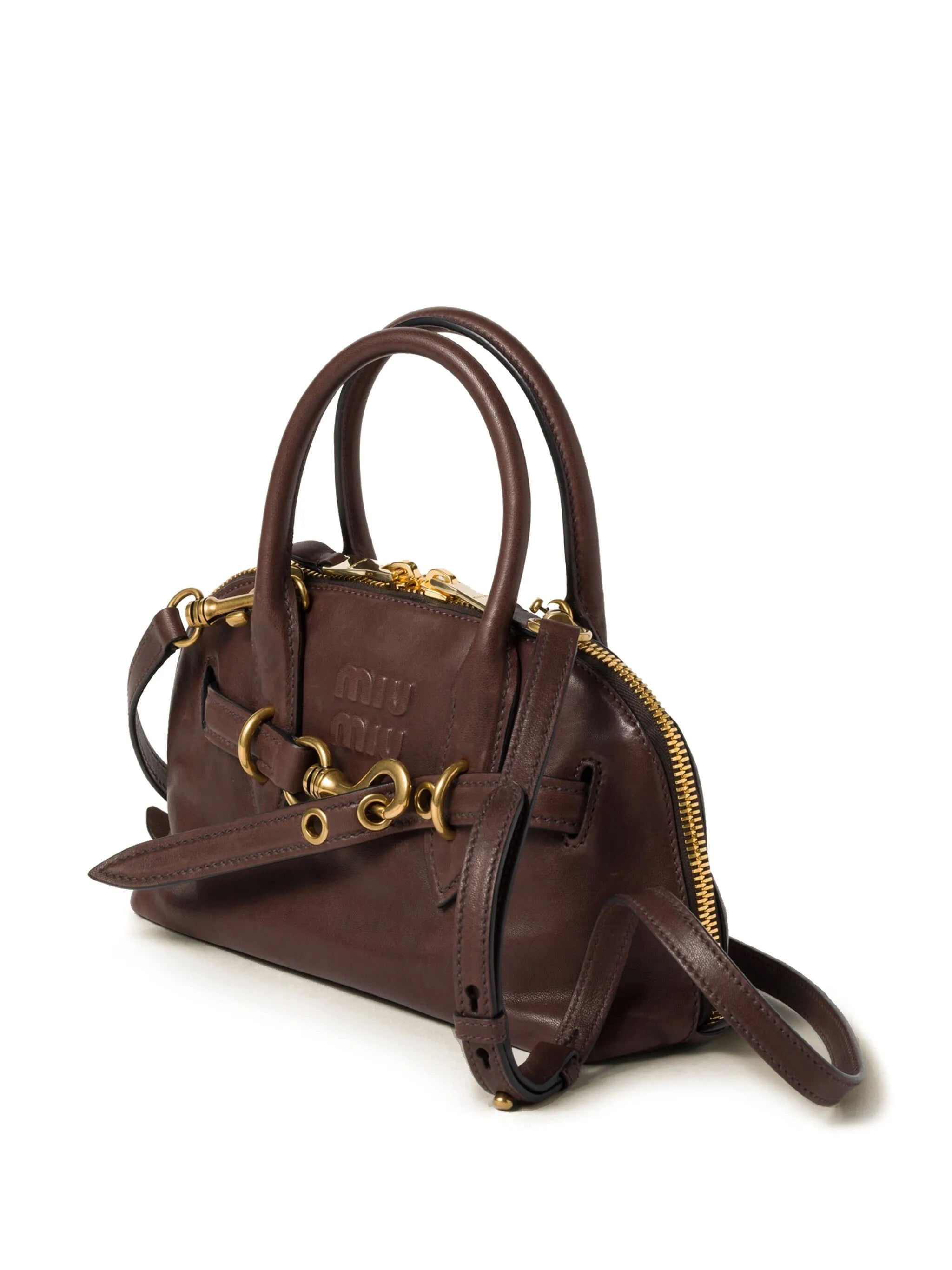 Miu Miu Aventure Leather Tote Bag - 1