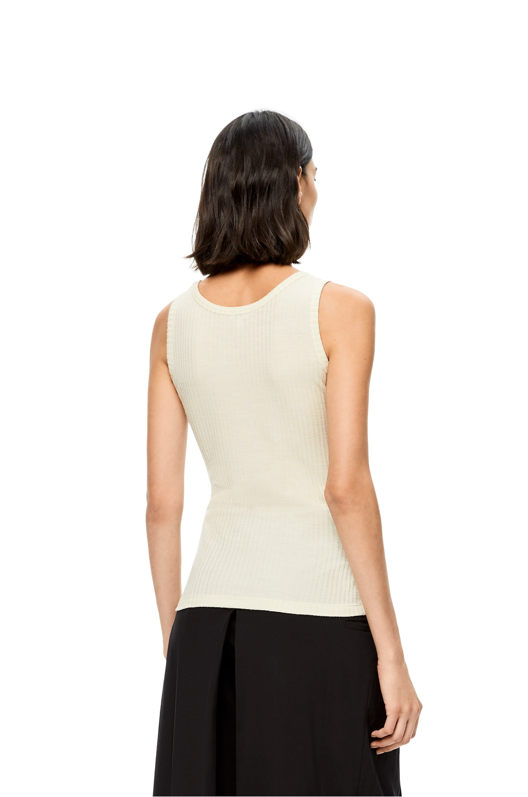 Tank top in viscose silk jersey - 4
