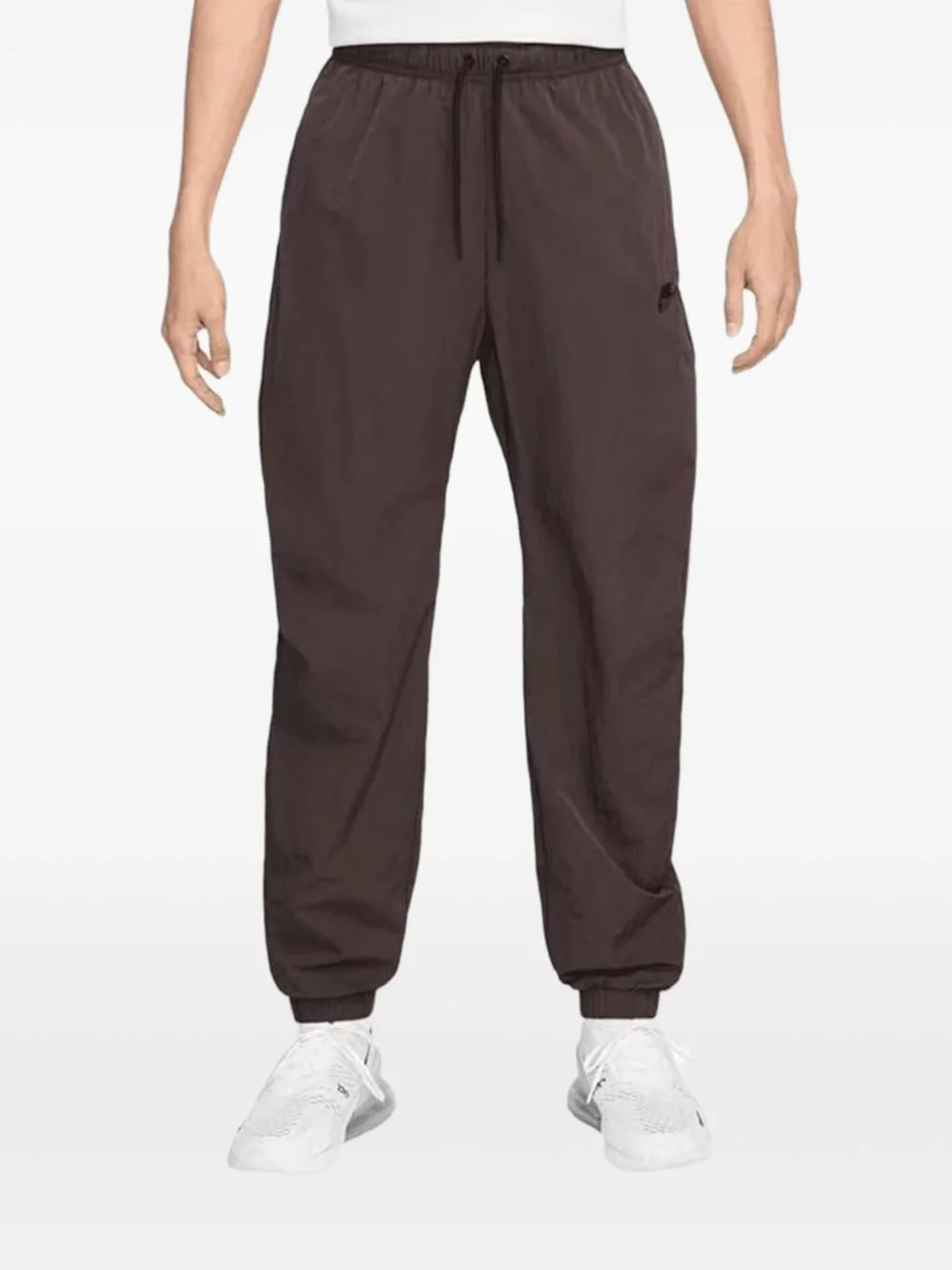 logo-embroidered track pants - 1
