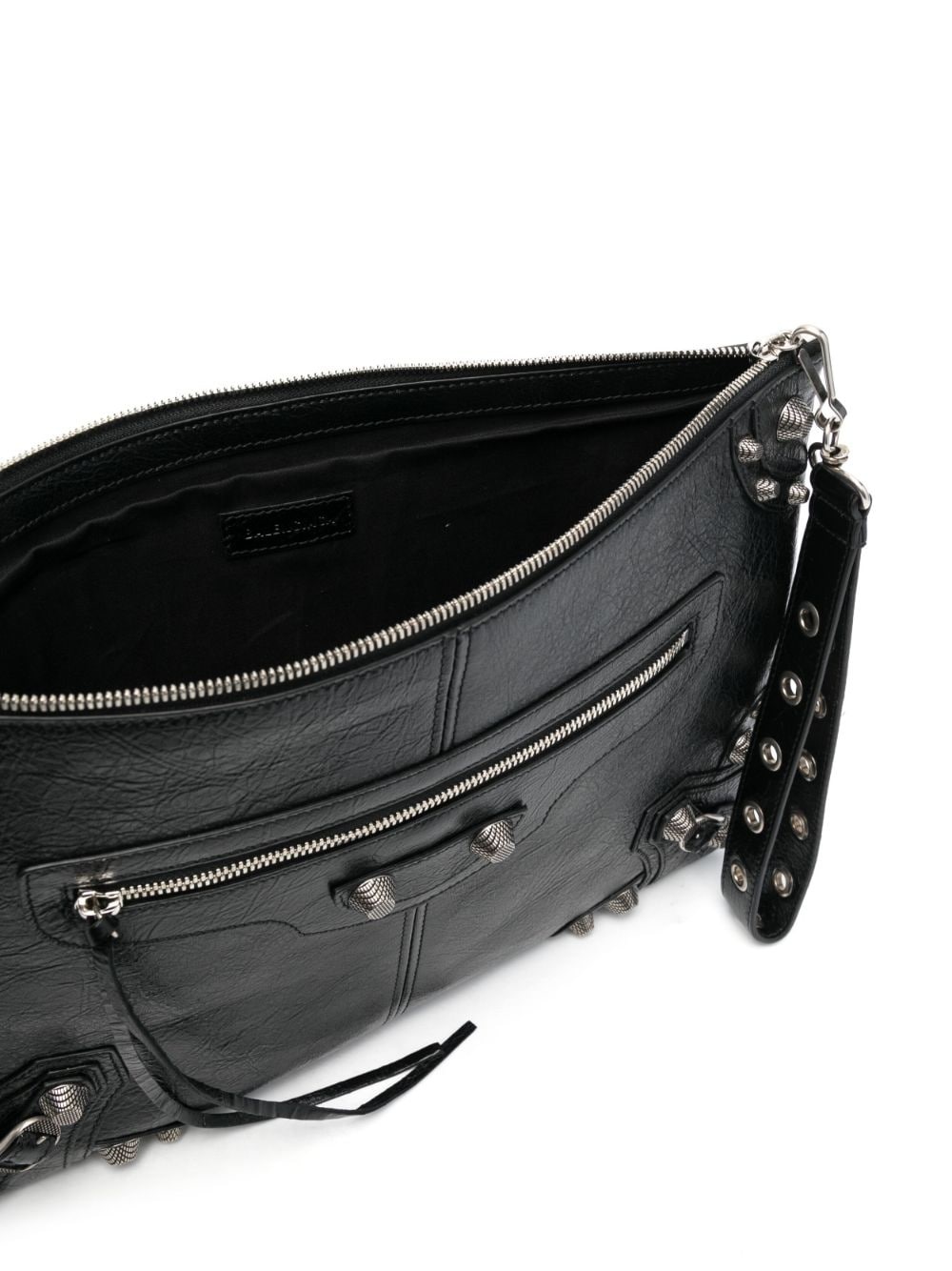 Le Cagole leather clutch bag - 5