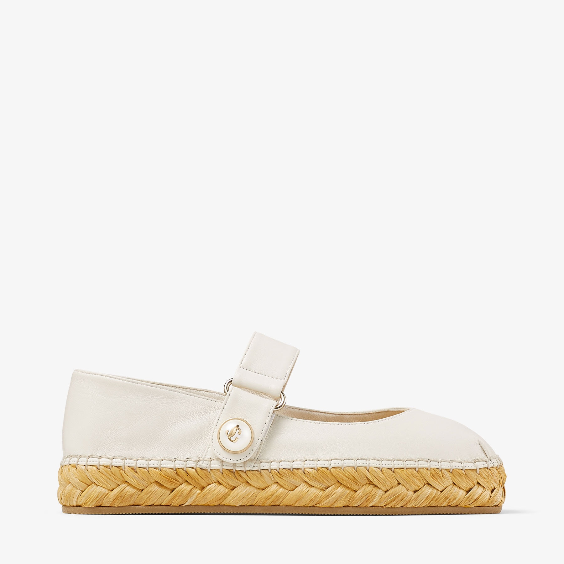 Fayence Espadrille
Latte Nappa Leather Espadrilles - 1