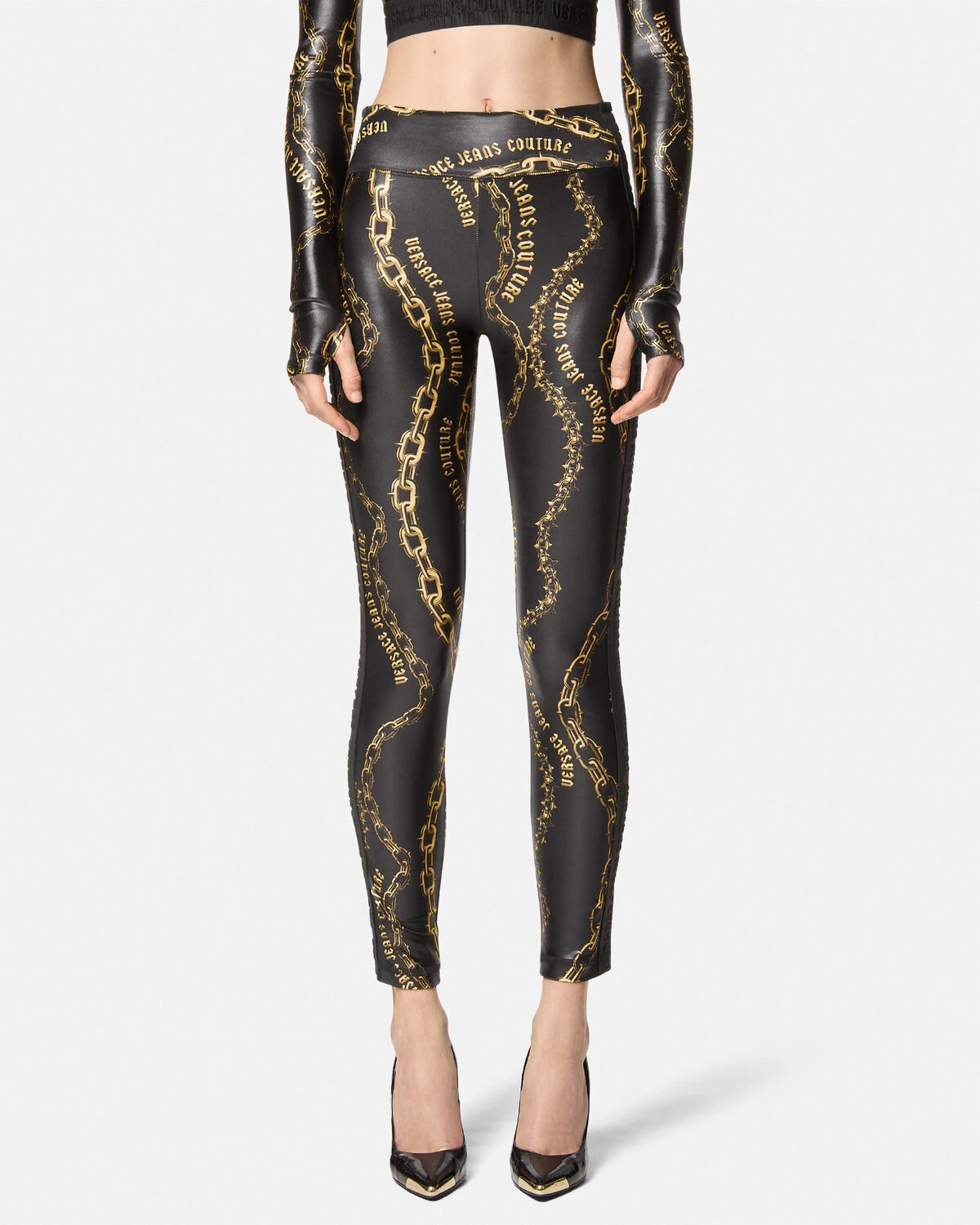 Chain Couture Leggings - 4