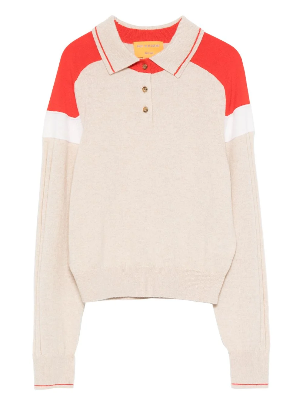 Alpine Collegiate cashmere polo top - 1