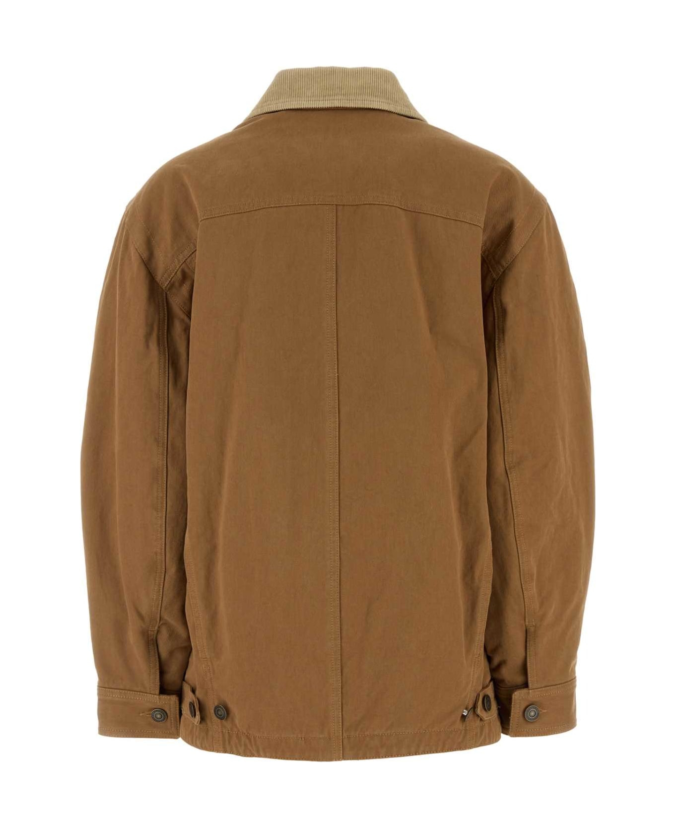 Ninon' Cotton Cognac Jacket - 2