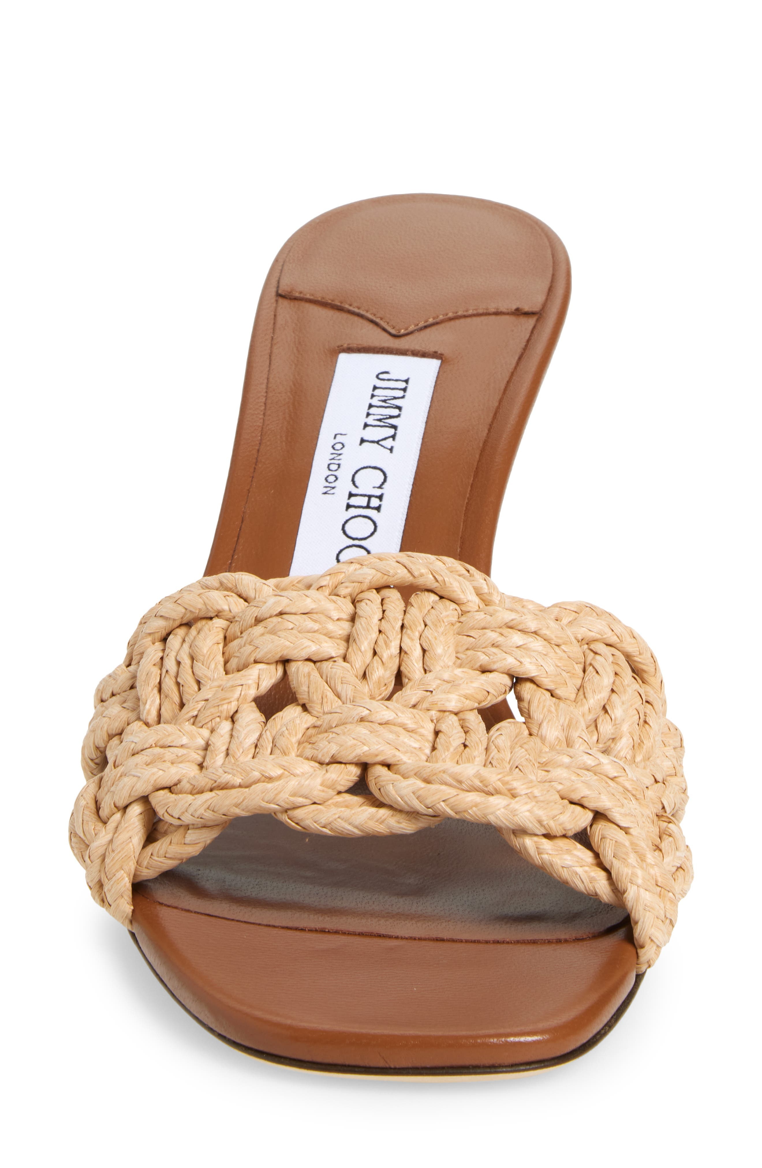 Jimmy Choo Chara Sandal in Tan/Natural at Nordstrom - 4