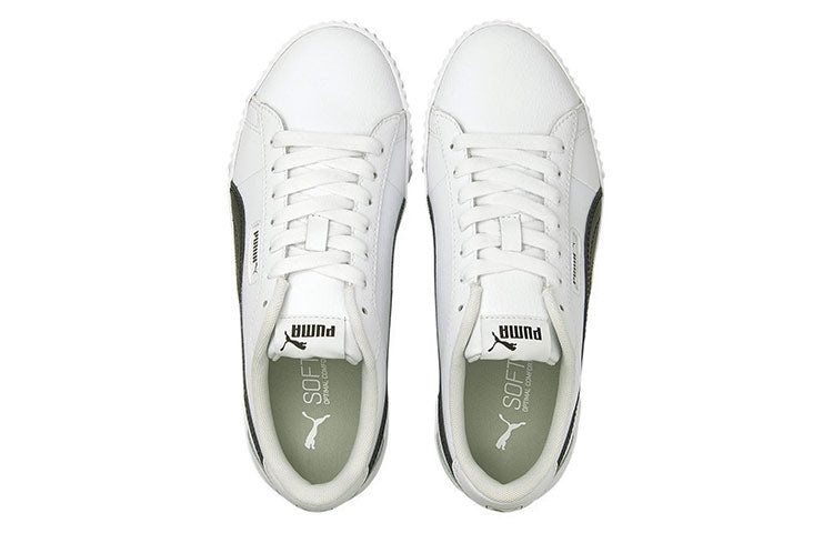 (WMNS) PUMA Carina Crew 'White Black' 374903-05 - 3