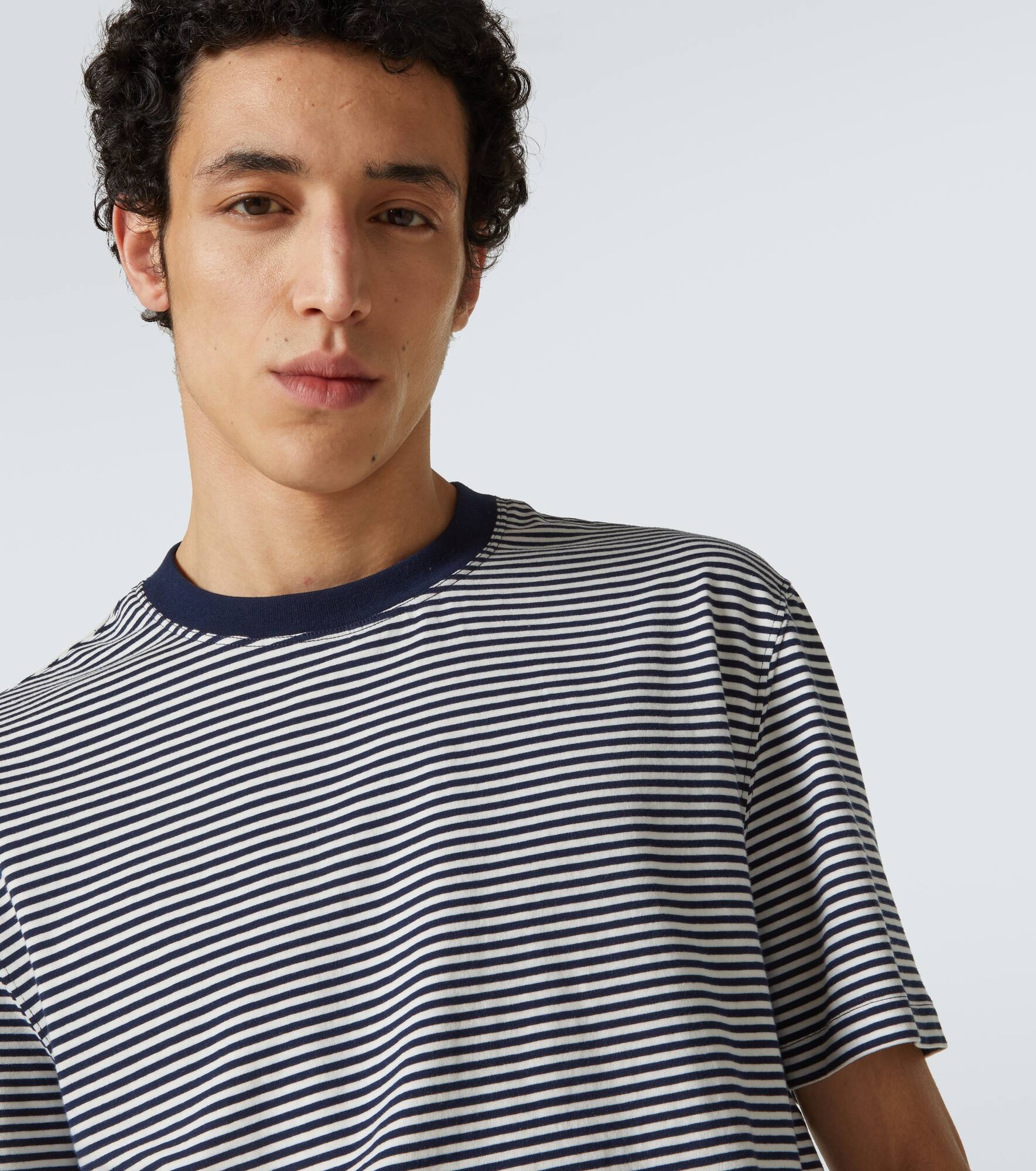 Striped cotton jersey T-shirt - 6