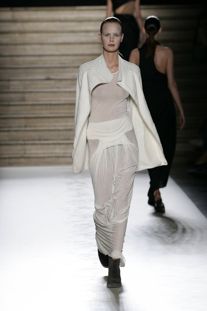 Rick Owens Spring 2006 TUNGSTEN Blistered Leather Heels Boots 38 - 3