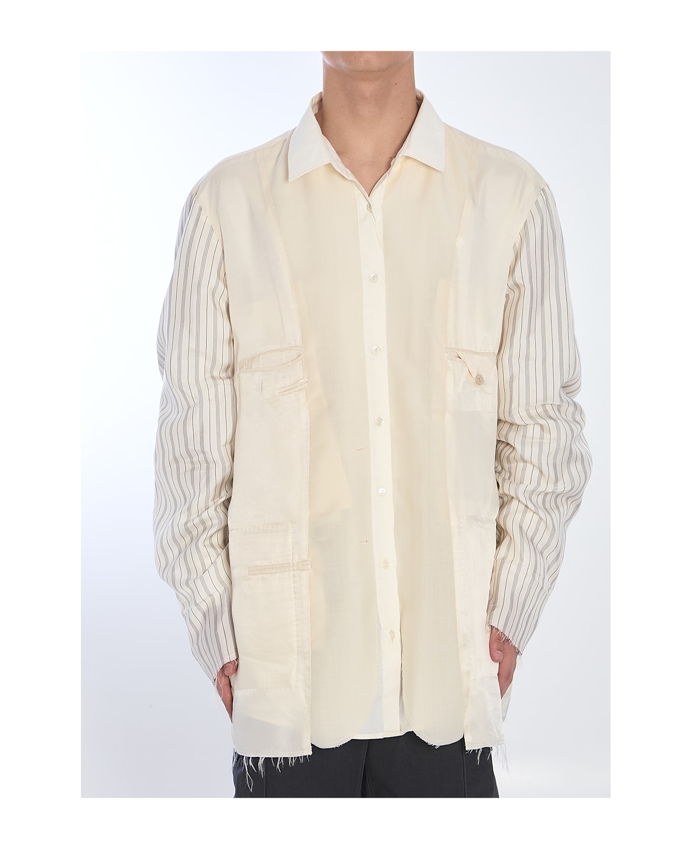 Ivory Mohair Blend Jacket - 5