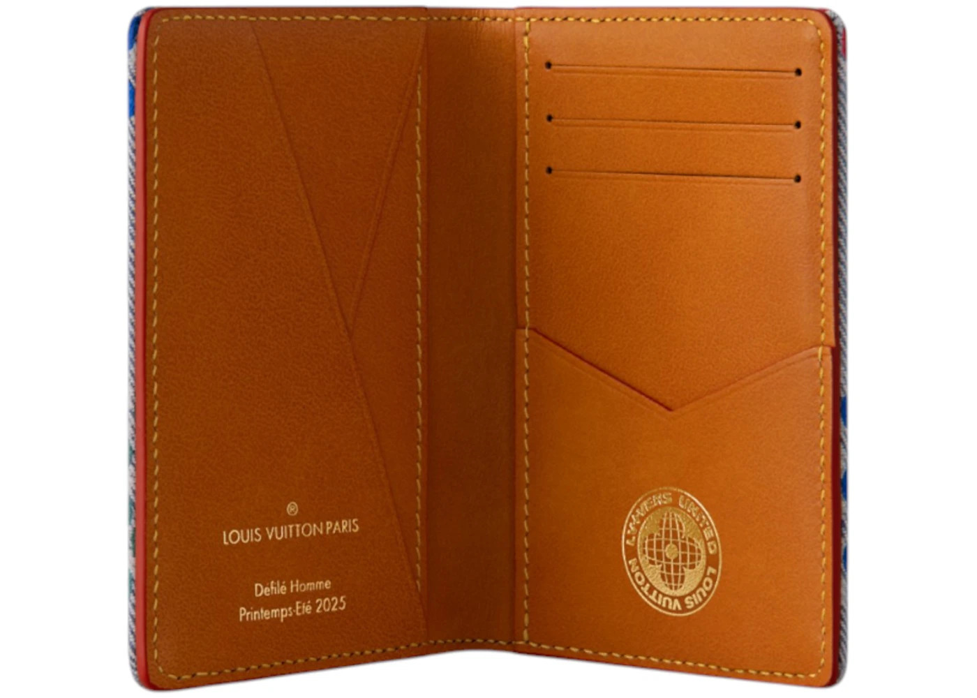 Louis Vuitton Pocket Organizer LV Vers Damier Denim Multicolor - 3