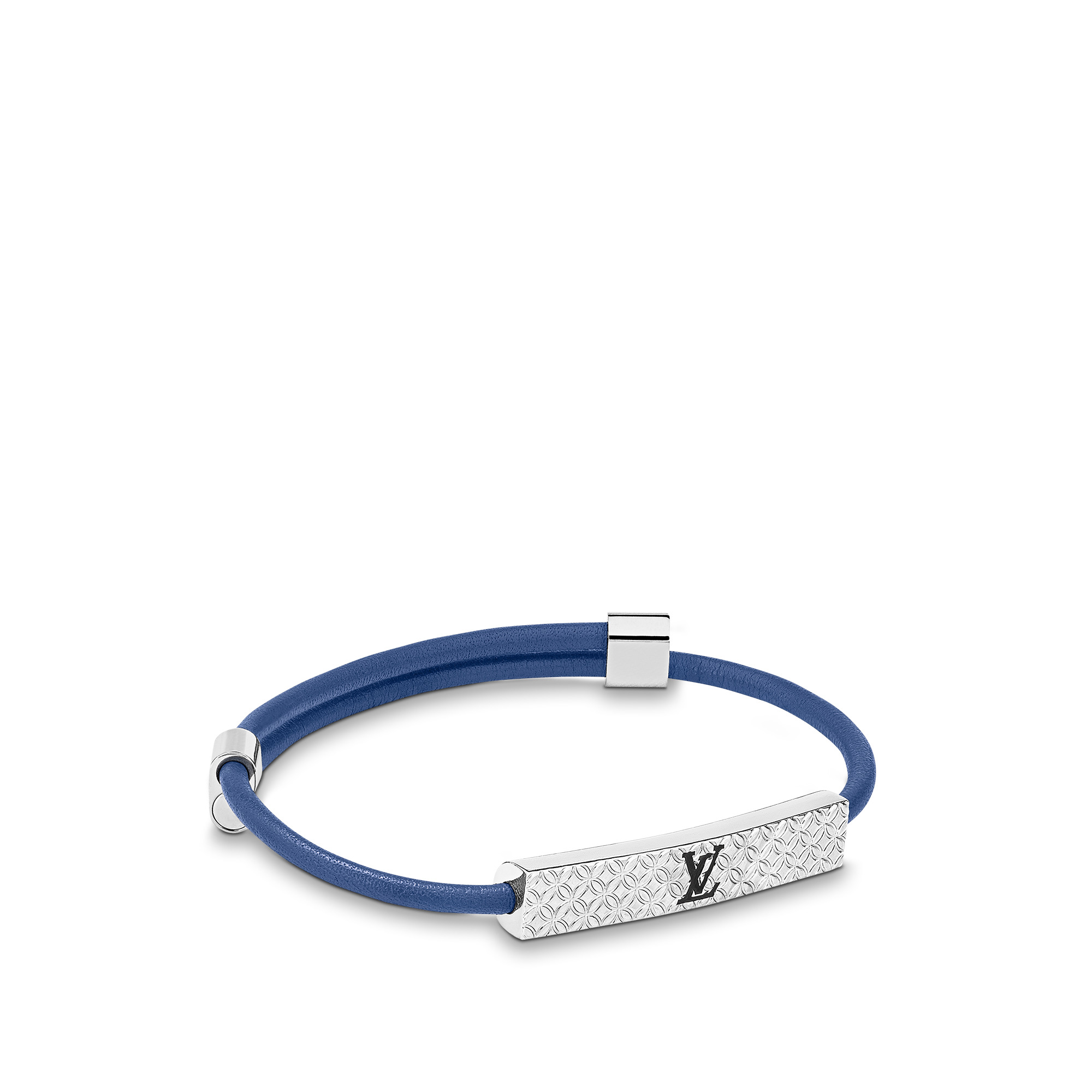 Louis Vuitton LV Instinct Enamelled Necklace Blue Metal