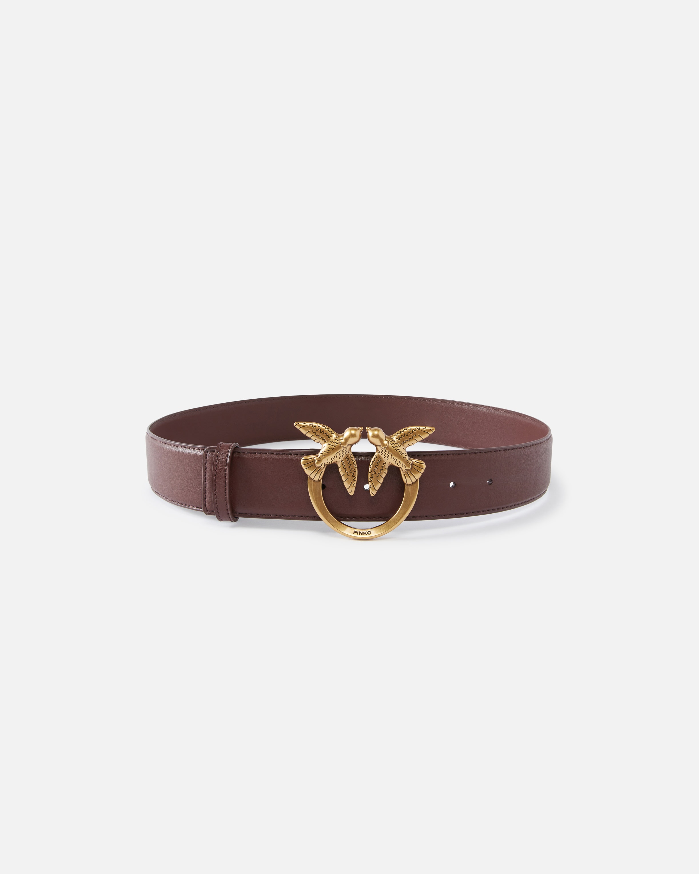 LOVE BIRDS HIGH LEATHER BELT 4CM - 1