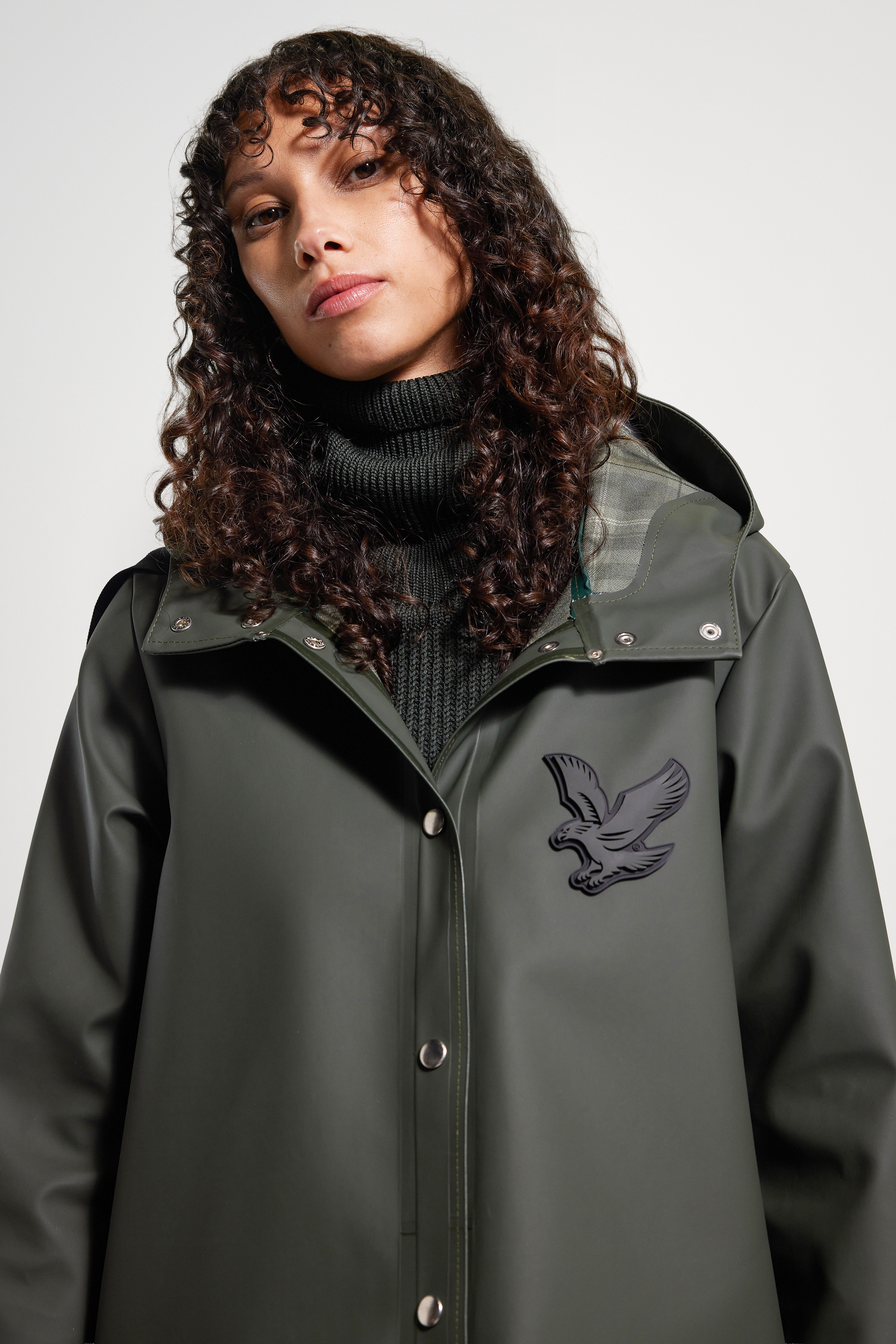 Women's Raincoat Green - 3