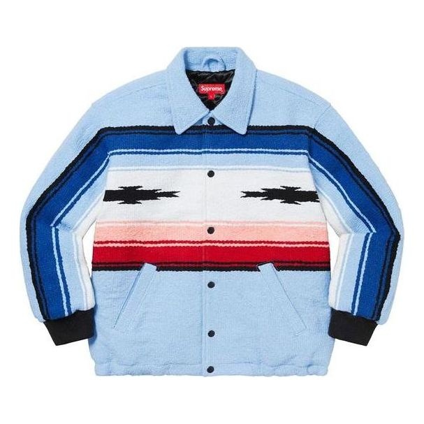 Supreme Tlaxcala Blanket Jacket 'Blue White Red' SUP-FW20-343 - 1