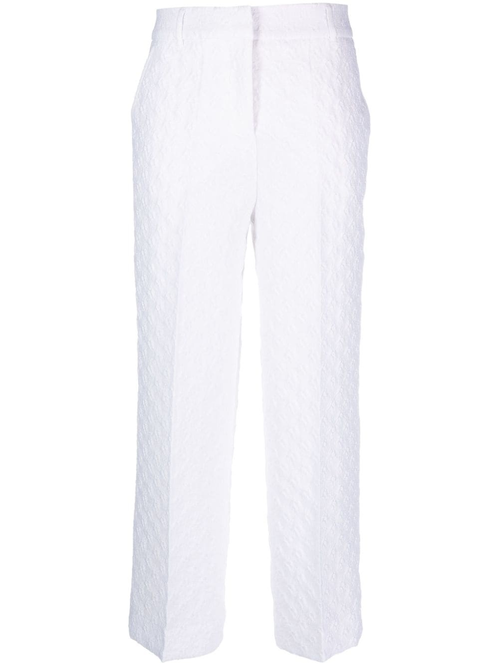 Jaylee cropped straight-leg trousers - 1