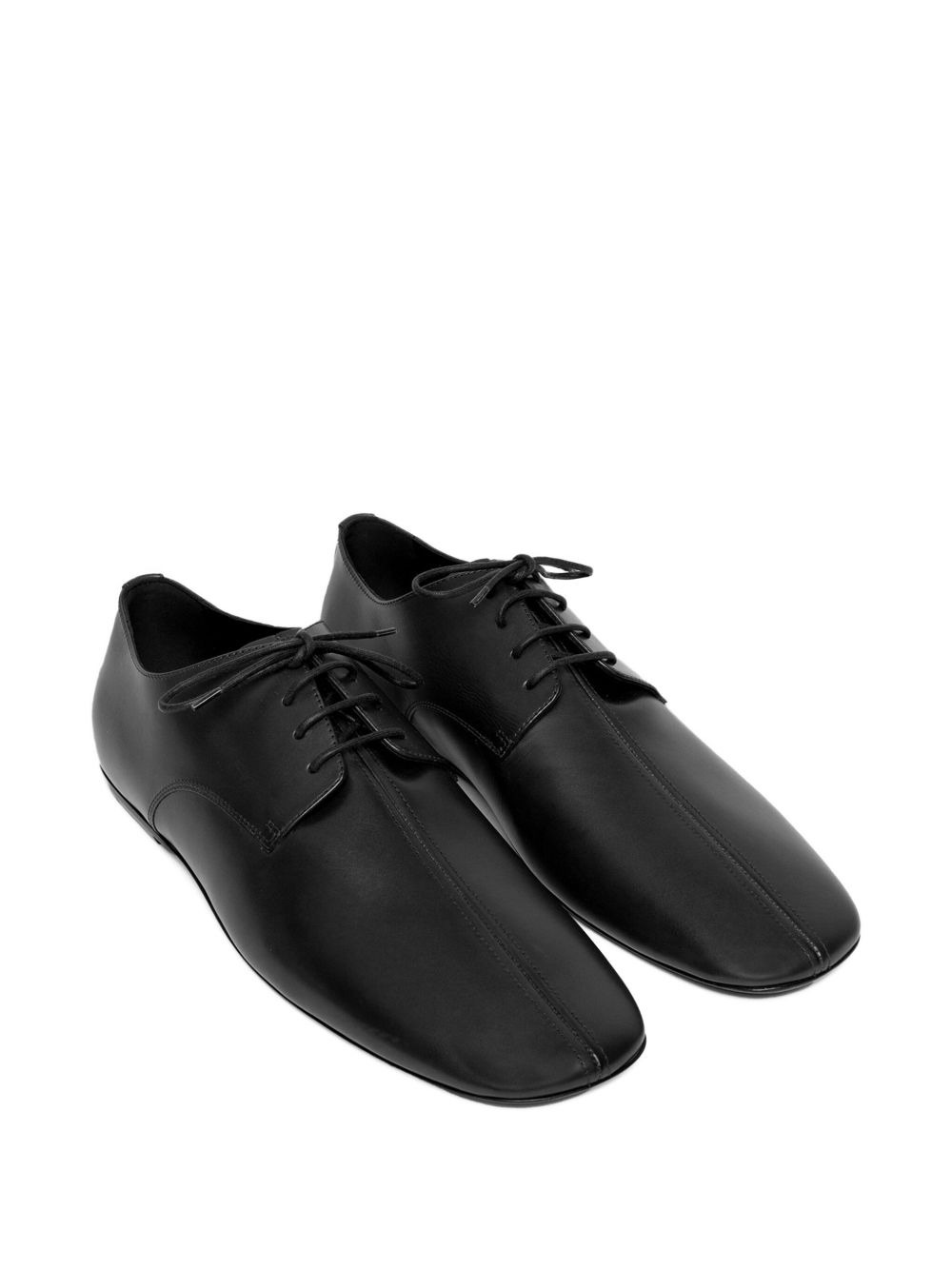 lace-up square-toe oxford shoes - 2