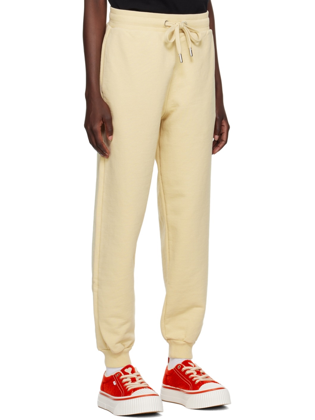 Beige Ami de Cœur Lounge Pants - 2