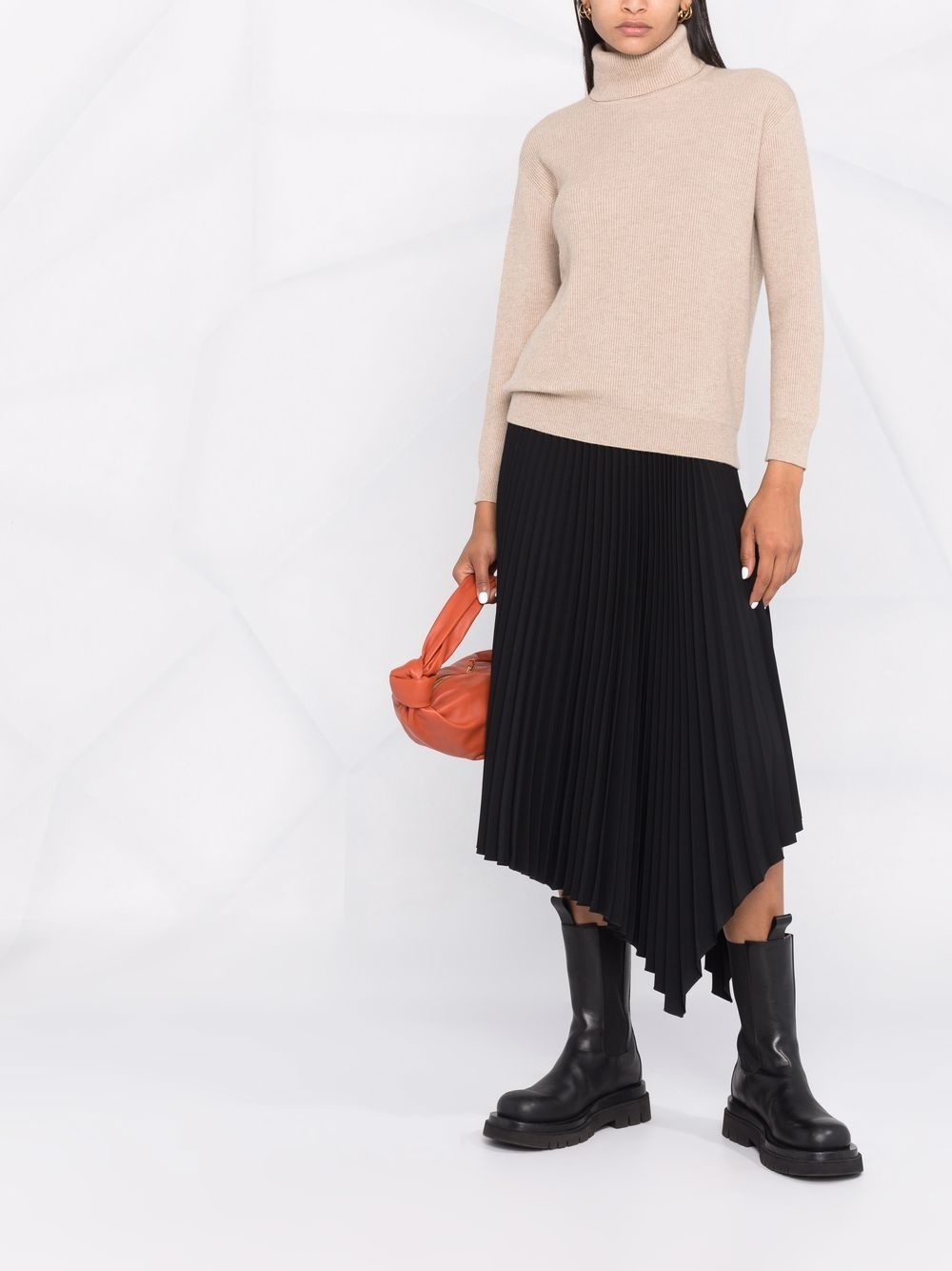 turtleneck cashmere jumper - 2